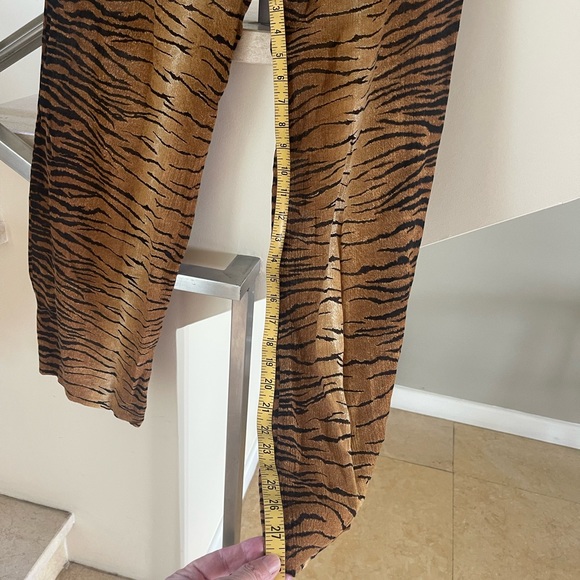 VINTAGE MOSCHINO animal print SWIM COVERUP Pants - Picture 13 of 13